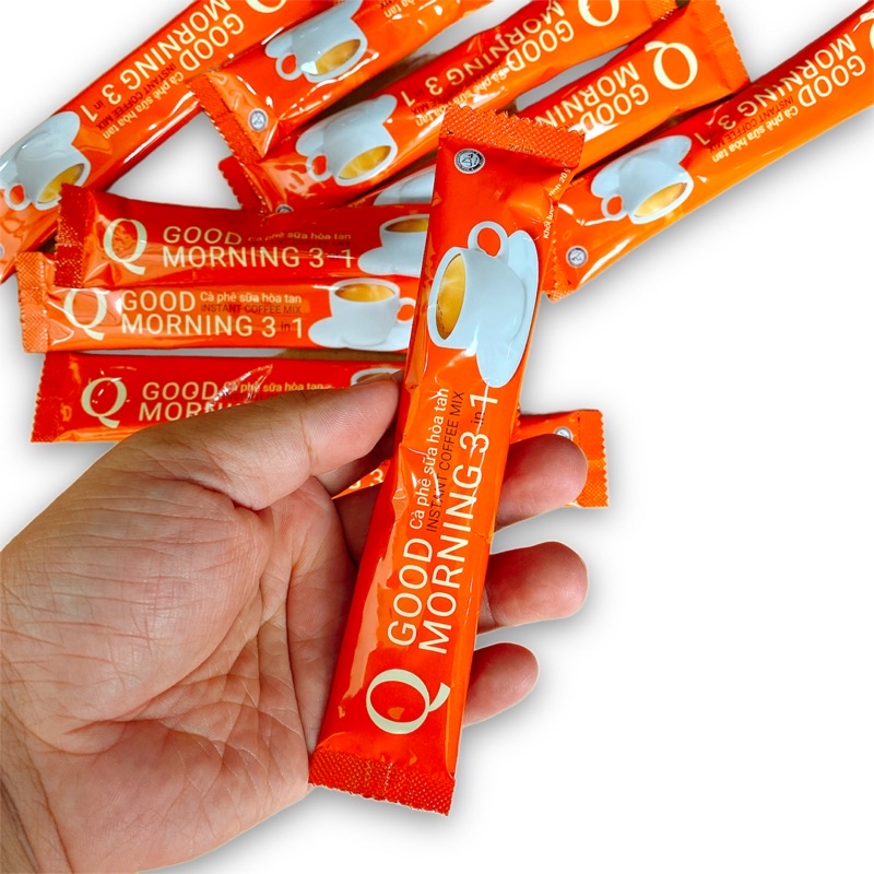 Combo 50 gói Cà phê sữa Q Good Morning Trần Quang vị truyền thống