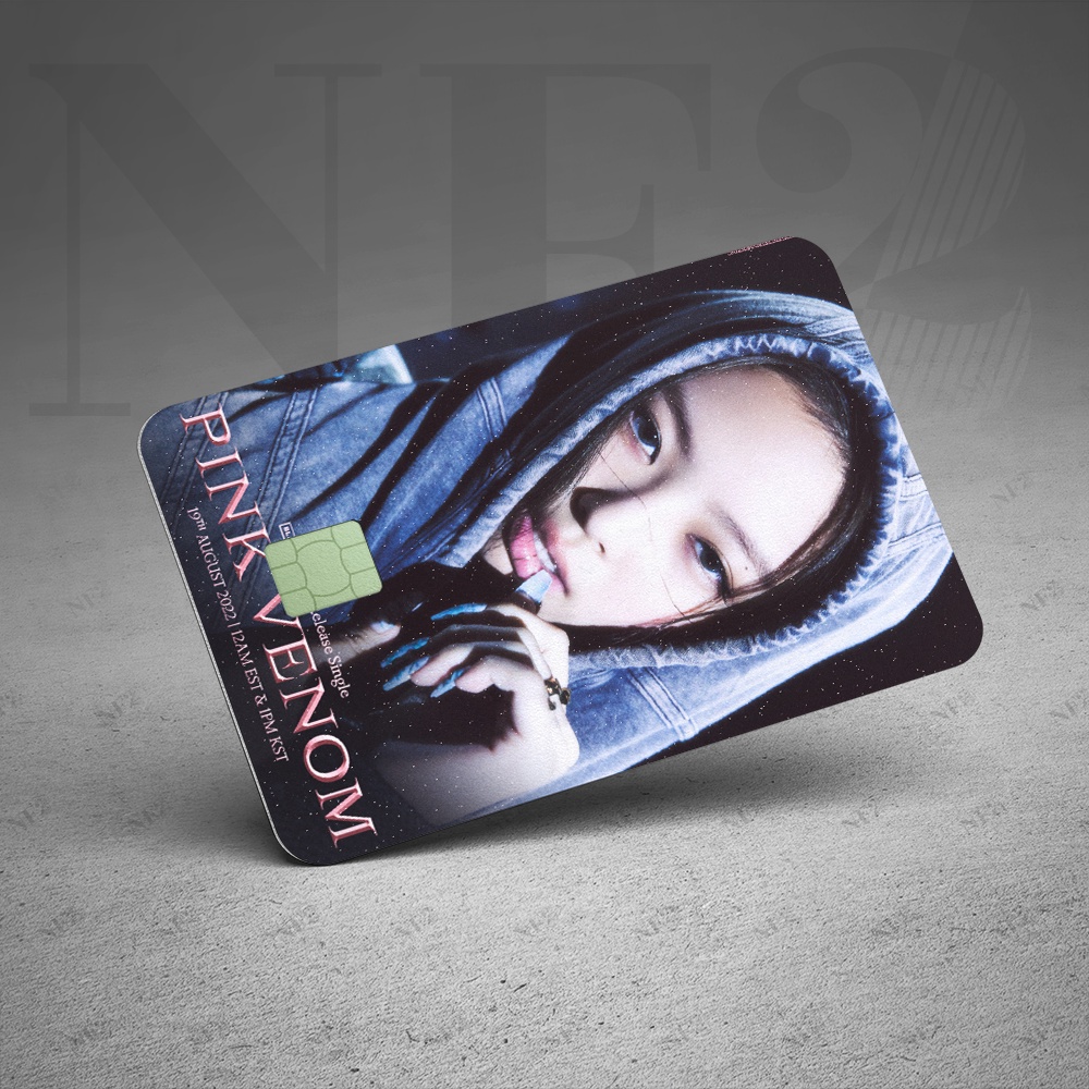 PINK VENOM CARD - Decal Sticker Thẻ ATM  Miếng Dán Trang Trí NF2 Cards
