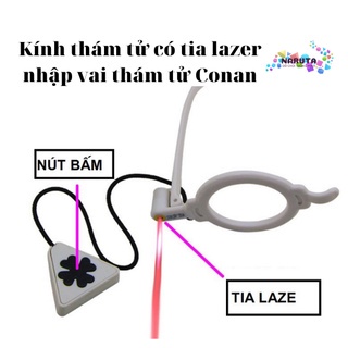 Đồng hồ Conan đeo tay có tia laser và kính laze thám tử conan