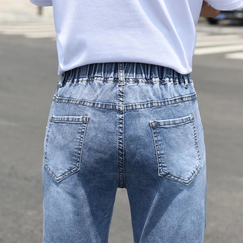 Quần Jeans Cạp Cao Dáng Rộng Size Lớn 40-80KG C9292