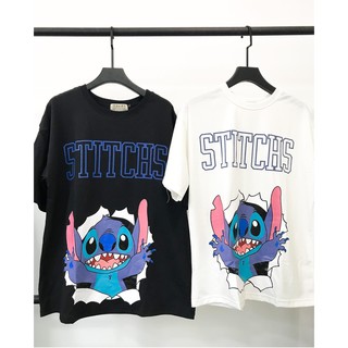 Áo thun tay lỡ stitch 02 unisex