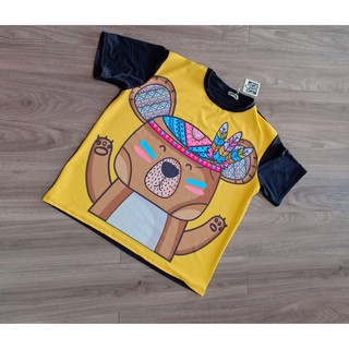 áo thun bigsize nam nữ[gấu thổ dân] KY41