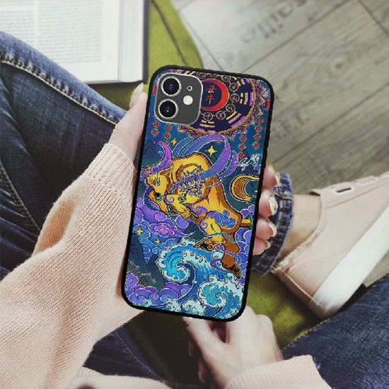 Ốp ĐT Đôi Cho Bạn Thân Bí Ẩn Kim Ngưu Nổi Giận Kim Ngưu Đại Náo Chống Bụi Bẩn cho IPHONE SAMSUNG MYS20220059