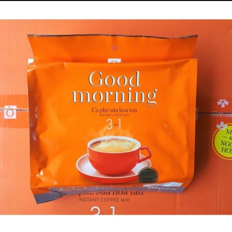 Cafe sữa Trần Quang hòa tan 3 in 1 Good morning