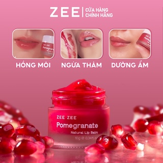 Mặt nạ ngủ dưỡng hồng chống thâm nứt môi chiết xuất lựu đỏ ZEE ZEE 10g