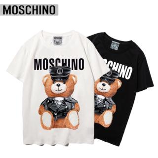 Áo Thun Tay Ngắn In Chữ Moschino Cho Cặp Đôi