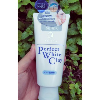[SALE XẢ HÀNG][SENKA] Sữa rửa mặt tạo bọt chiết xuất đất sét trắng Senka Perfect White Clay 120g