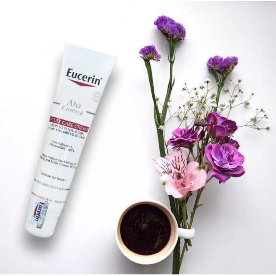 [CHÍNH HÃNG CÓ TEM] EUCERIN Ato Control Acute Care Cream 40mL - Kem Hỗ Trợ Giảm Dị Ứng Giai Đoạn Bùng Phát.