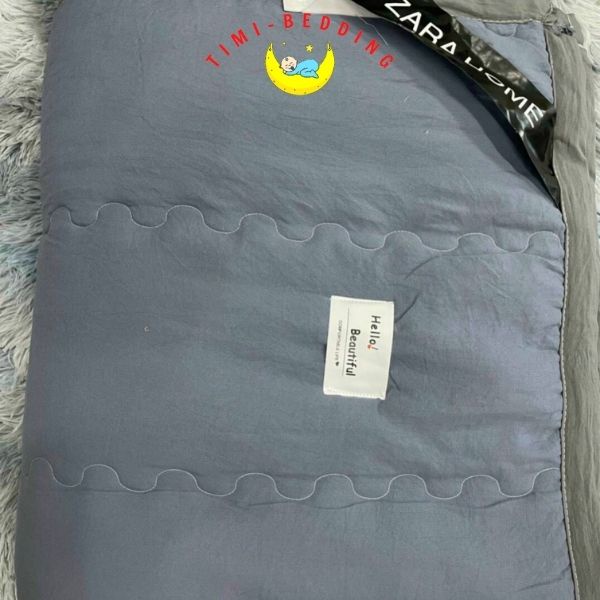 Chăn hè zara home viền kẻ chính hãng cao cấp, nhập khẩu kích thước 2x2,3m – Timibedding