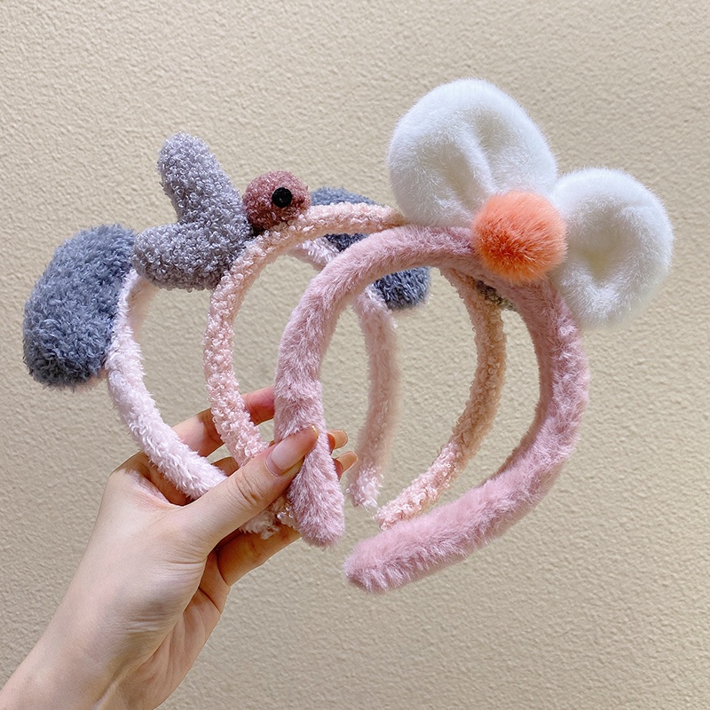 Băng Đô Cài Tóc Rửa Mặt Nơ Đễ Thương Thời Trang Hàn Quốc Cho Nữ