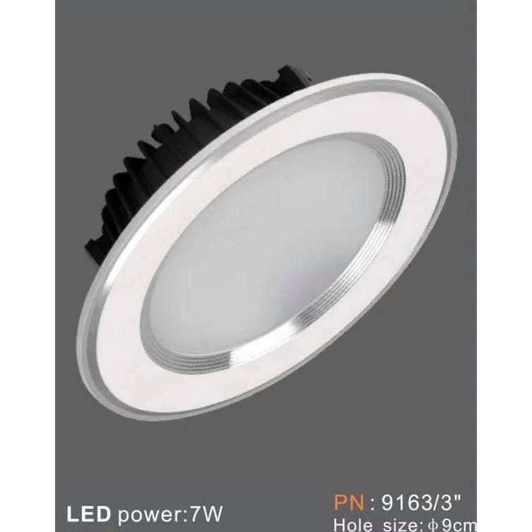 Đèn Led Âm Trần 3 Màu 9163