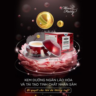 Kem dưỡng da chống lão hóa, tái tạo da tinh chất nhân sâm Miss Fairy