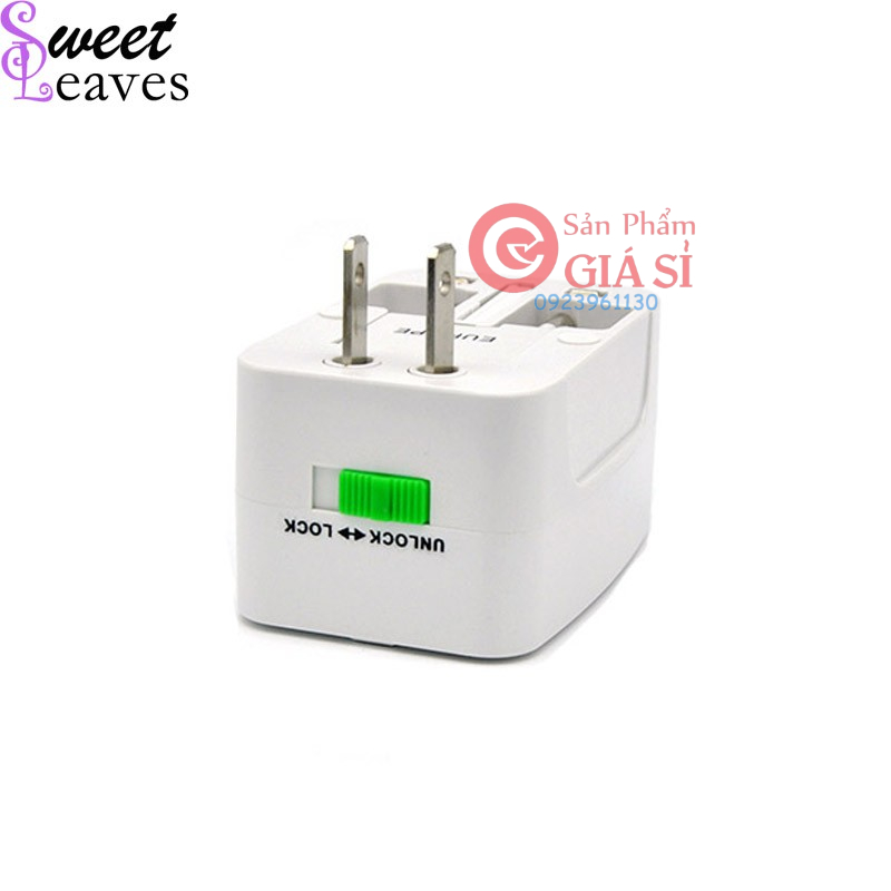 phích cắm 3 chấu du lịch , chuyển 3 chấu thành 2 chấu