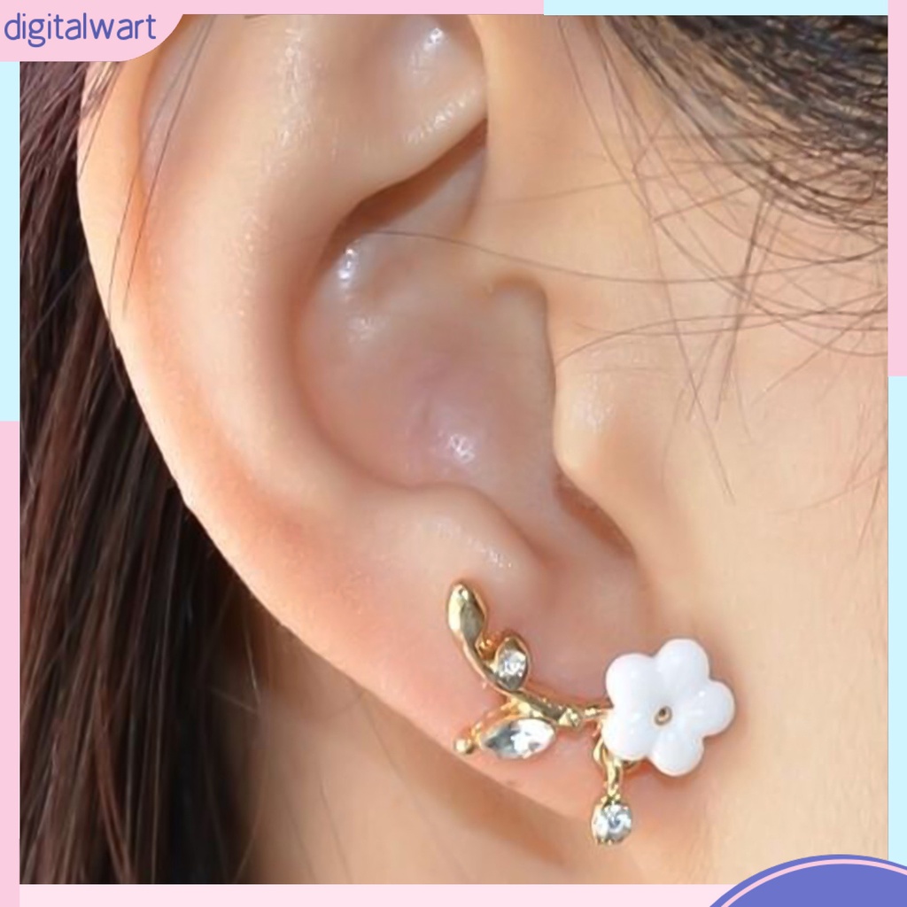 Khuyên Tai Hình Hoa Đính Đá Thời Trang Thanh Lịch Dành Cho Nữ