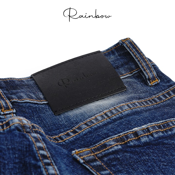 Quần Jean nam Rainbow J001 Slimfit trẻ trung khỏe khắn, thoải mái vận động. | BigBuy360 - bigbuy360.vn