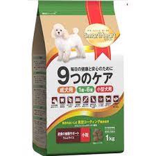 Thức ăn hạt dưỡng lông dành cho chó SmartHeart Gold - 1 kg