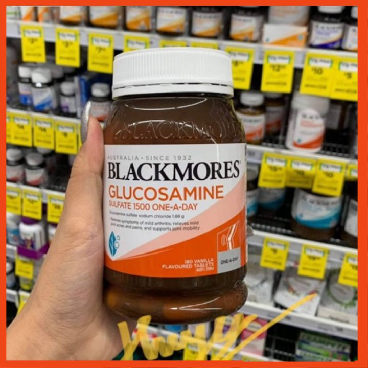 Blackmores Glucosamine Úc [FREE SHIP_MẪU MỚI] 180v Hỗ trợ xương khớp