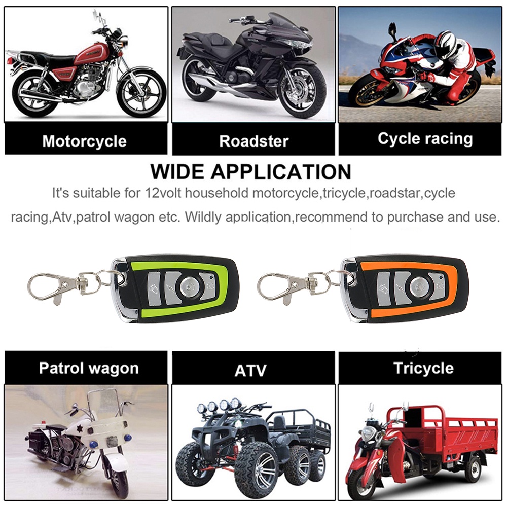 Hệ thống chống trộm xe máy 125dB khởi động từ xa đa năng