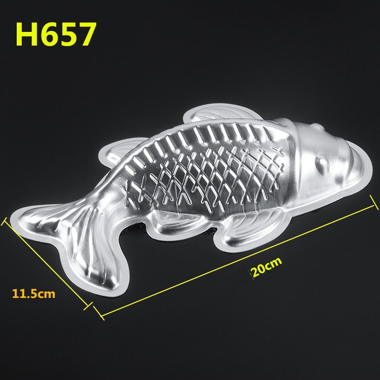 Khuôn xôi hình cá chép, khuôn đỗ rau câu bằng chất liệu inox