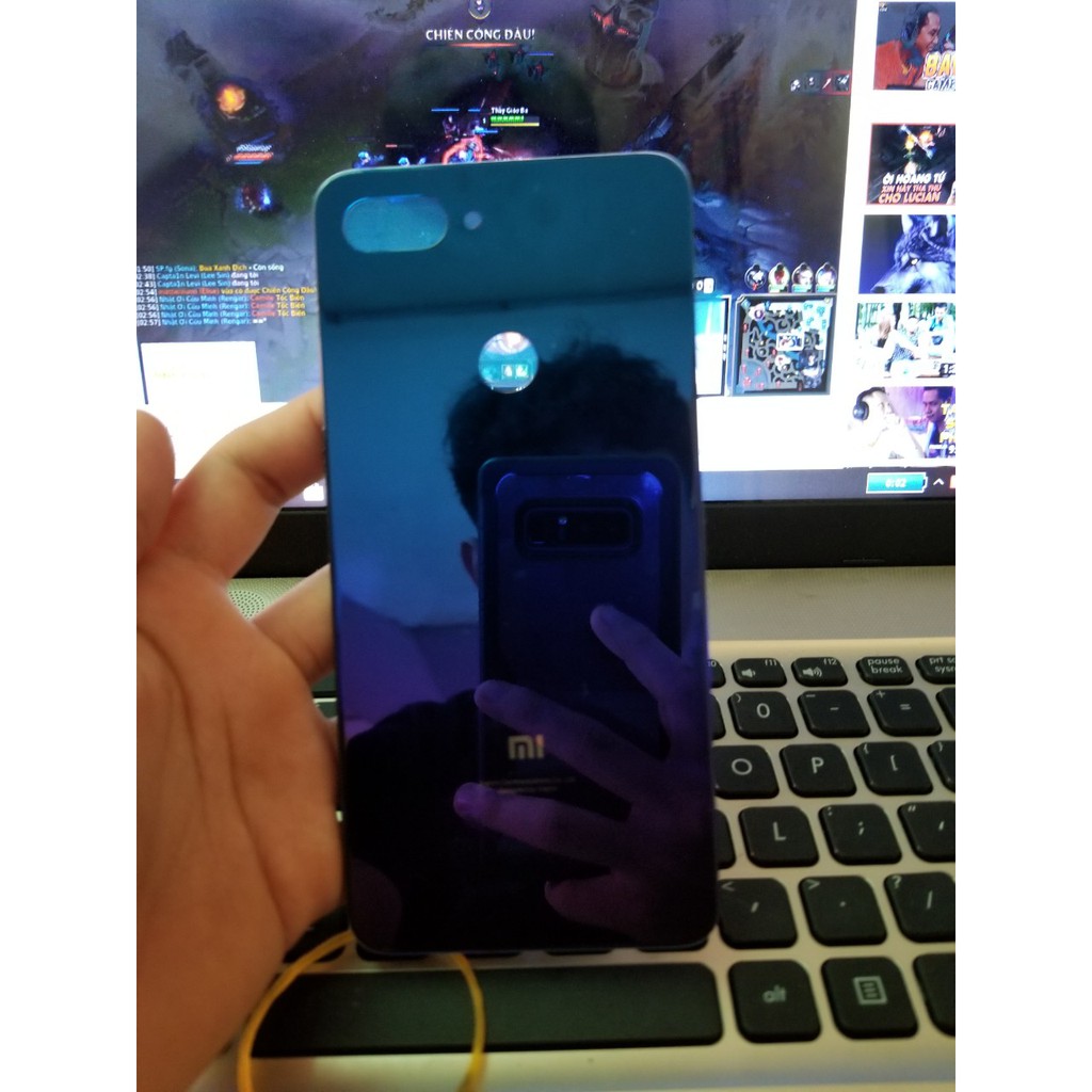 Nắp kính lưng xiaomi mi 8 lite