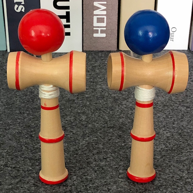 1 Đồ chơi kiếm bóng gỗ truyền thống Kendama cỡ lớn làm quà tặng sinh nhật cho bé