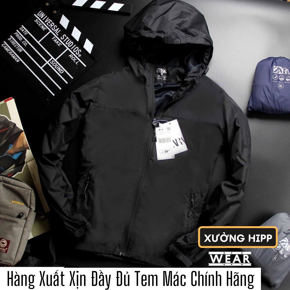Áo gió Zara nam 2 lớp Xưởng Hipp, khoác dù cặp chống nước cực tốt, hàng Xuất Nhật cao cấp - 2KGZ | BigBuy360 - bigbuy360.vn