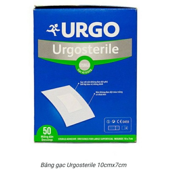 [Hỏa Tốc Q10] Miếng băng Gạc Urgosterile 10Cm X 7Cm 