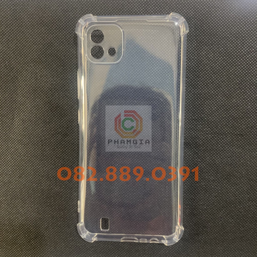 Ốp lưng Realme C20 / C11 2021 loại dẻo trong bảo vệ cam, loại chống sốc trong suốt cao cấp, bền đẹp