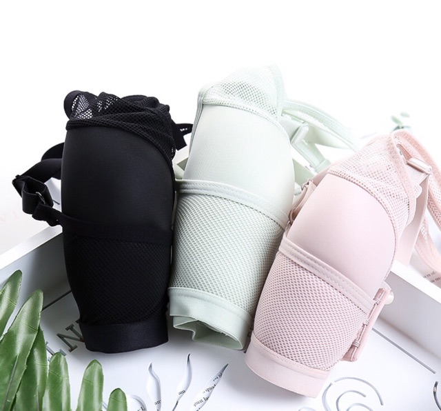 Áo Lót Trơn Kết Hợp Lưới Không Gọng Đệm Vừa B084