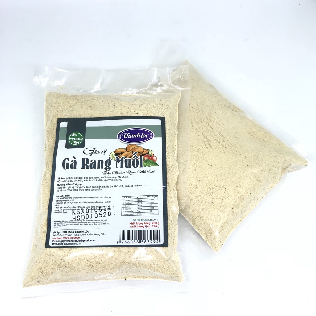 Bột gà rang muối