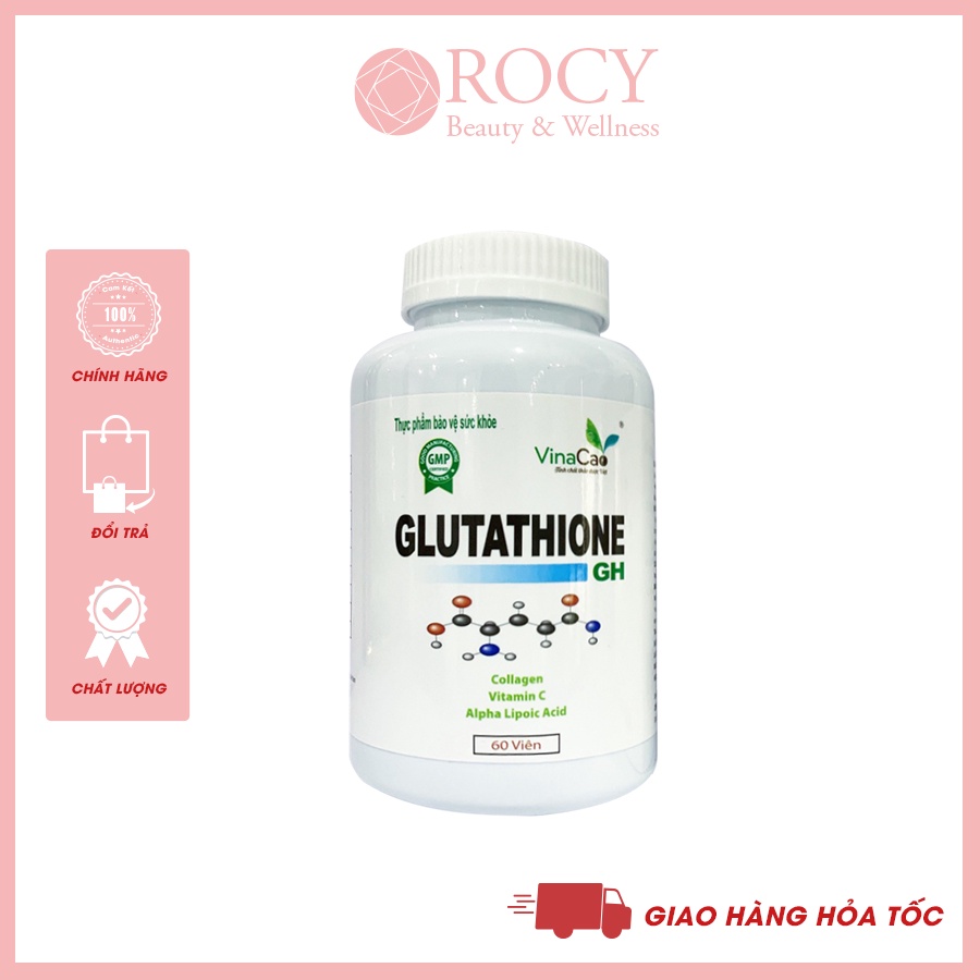 Viên Uống Trắng Da Glutathione Collagen GH 1200mg (Hộp 60 Viên)