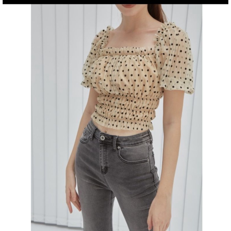 Áo Voan Chấm Bi Cocosin sz M