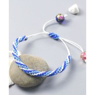 Vòng tay vòng chân may mắn -  sọc chéo - Wendy-Friendship bracelet -Vòng tay tình bạn-Vòng tay bạn bè handmade DIY