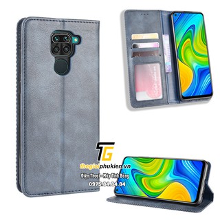 Bao da dạng ví Xiaomi Redmi Note 9 Leahter Luxury