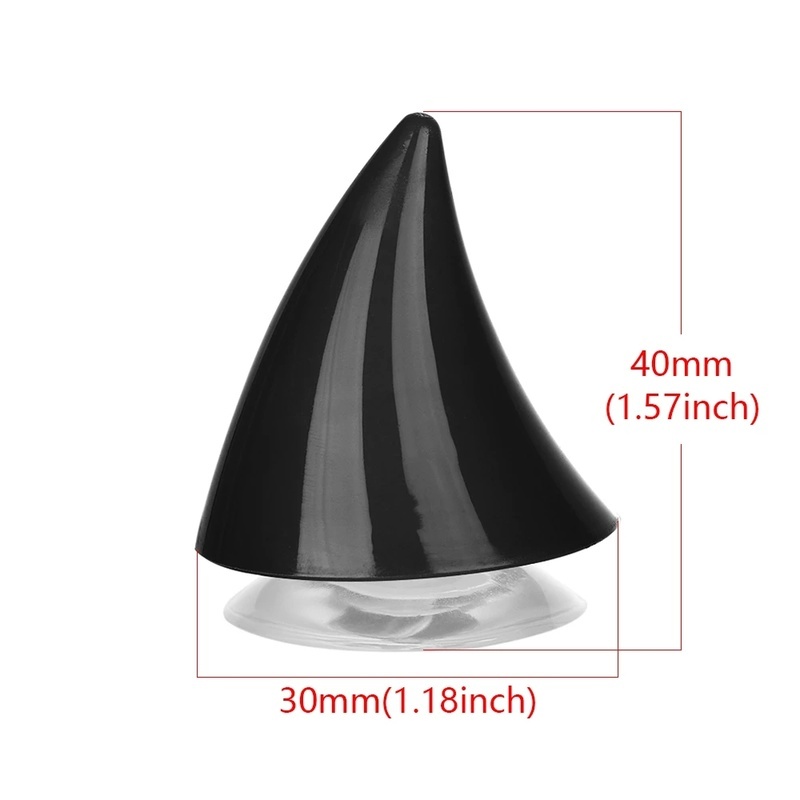 1 Miếng Dán Trang Trí Nón Bảo Hiểm Hình Sừng Quỷ Bằng Silicone Nhiều Màu