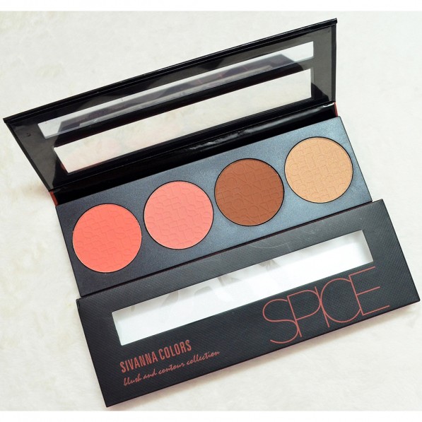 SET MÁ HỒNG + TẠO KHỐI + BẮT SÁNG SIVANNA COLORS BLUSH AND CONTOUR COLLECTION