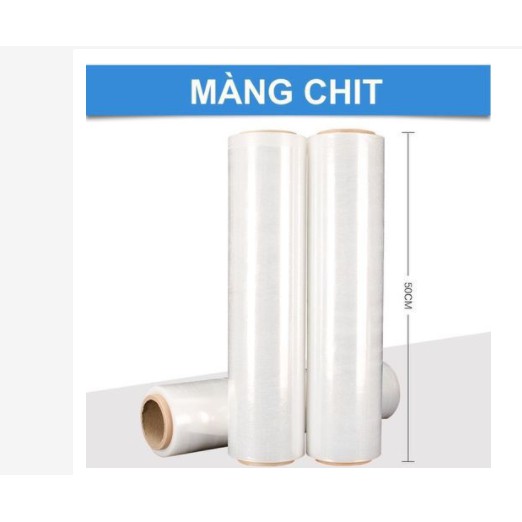 Màng bọc PE cây rộng 50cm-2.7kg quấn hàng, màng chít, quấn pallet