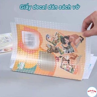 Set 10 Giấy Decal Bọc Bảo Vệ Sách Vở Tiện Lợi 00800
