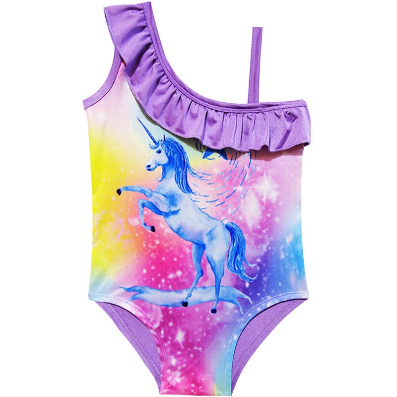 Đồ Bơi Một Mảnh Không Tay Kiểu Công Chúa Cho Bé Gái