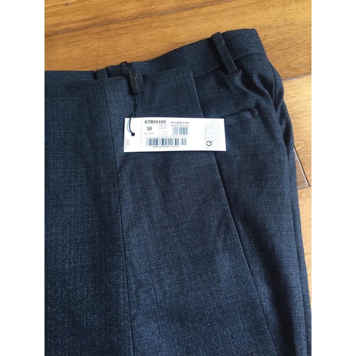 Quần âu nam KWIN KTR00408 dáng slimfit, nhẹ xốp, đứng quần, màu sắc cơ bản dễ phối đồ