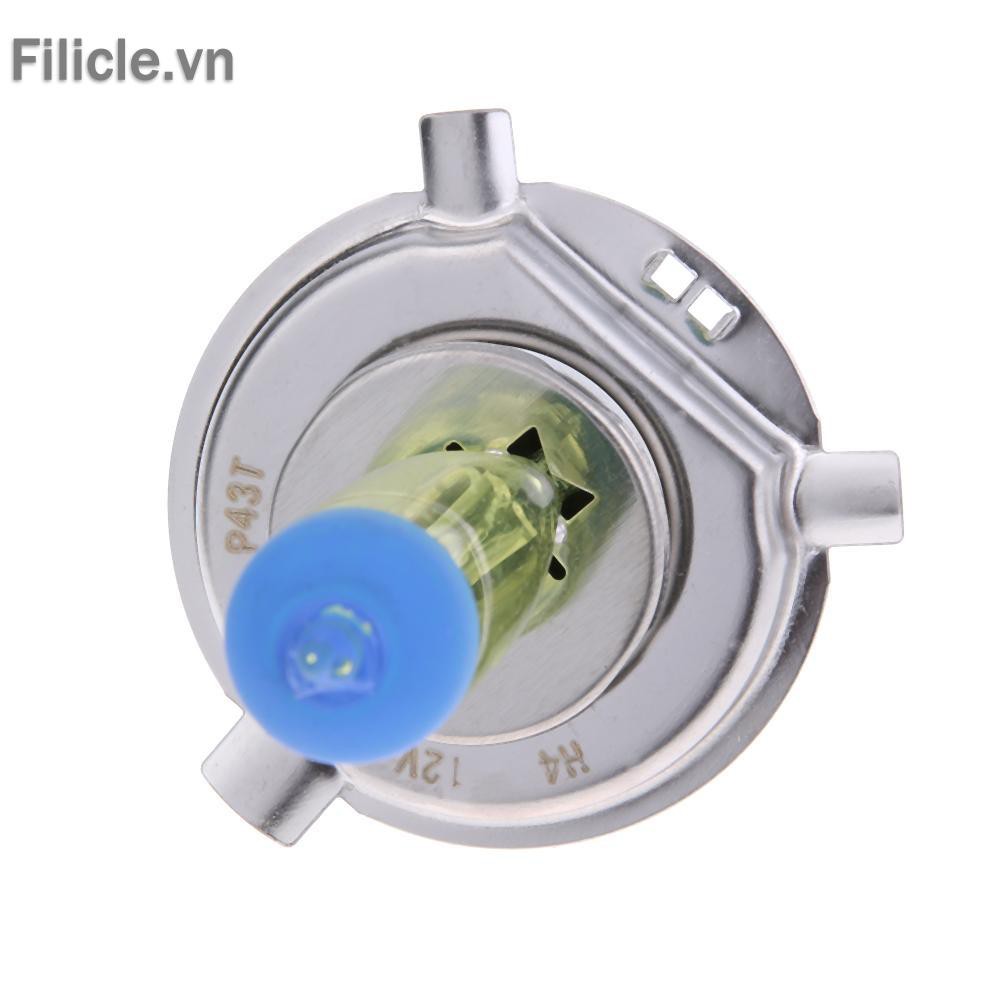 1 Đèn Pha Halogen Màu Vàng Cho Xe Hơi H4 3000k 100w