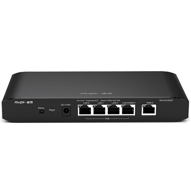 Router Wifi RUIJIE REYEE RG-EG105G-P Smart Gateway 5 cổng