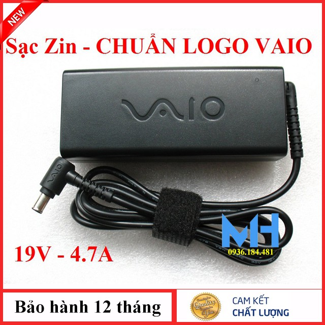 Sac Laptop SONY 19.5V - 4.7A, 90W Zin loại tốt có logo vaio