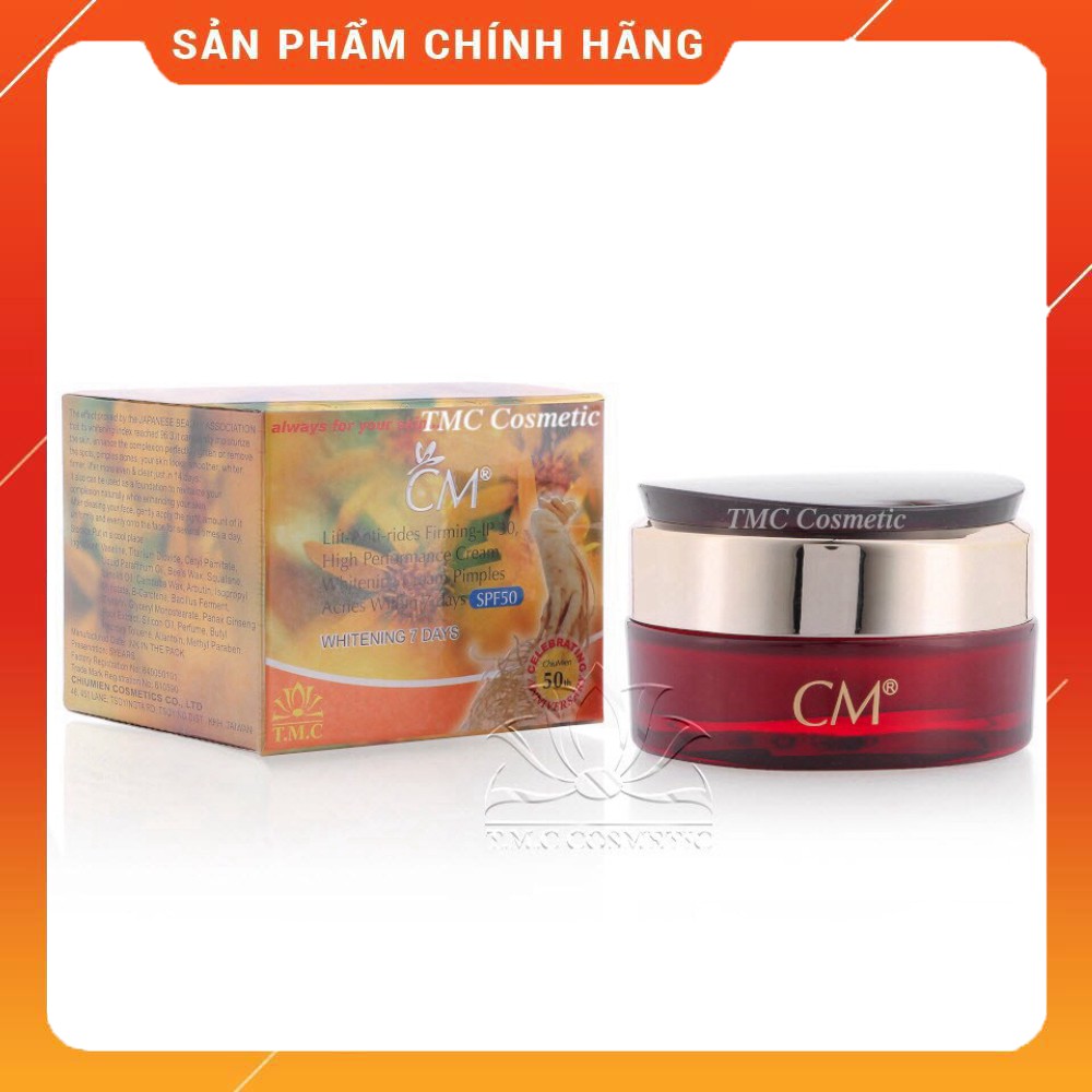 [Có Tem Chống Hàng Giả] Kem CM nhân sâm đỏ ChiuMien, dưỡng trắng da, sáng da, ngăn ngừa nếp nhăn SPF50 50g