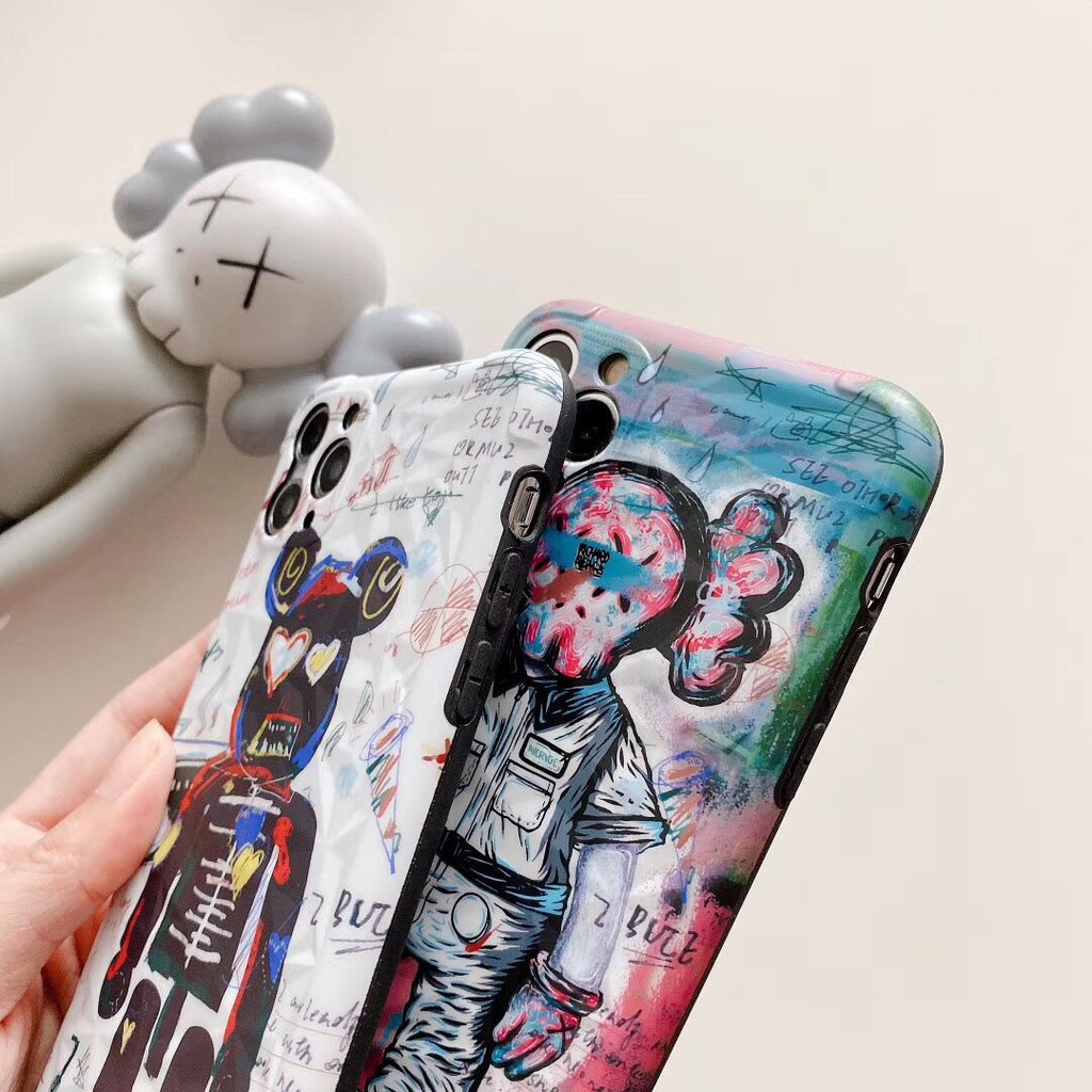 Ốp iPhone Kaws Hồng Trắng iPhone 12 Pro Max/12/12 Pro/7Plus/8Plus/X/Xs Max/11/11 Pro Max - ốp iphone