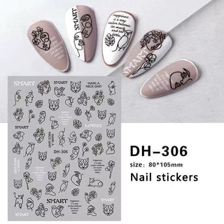 dán móng ( sticker ) trang trí móng tay chân mẫu mới dđ439 t