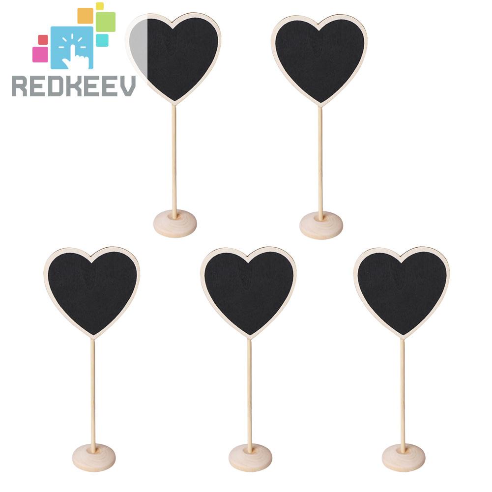 Bộ 5 Bảng Đen Viết Phấn Mini Bằng Gỗ