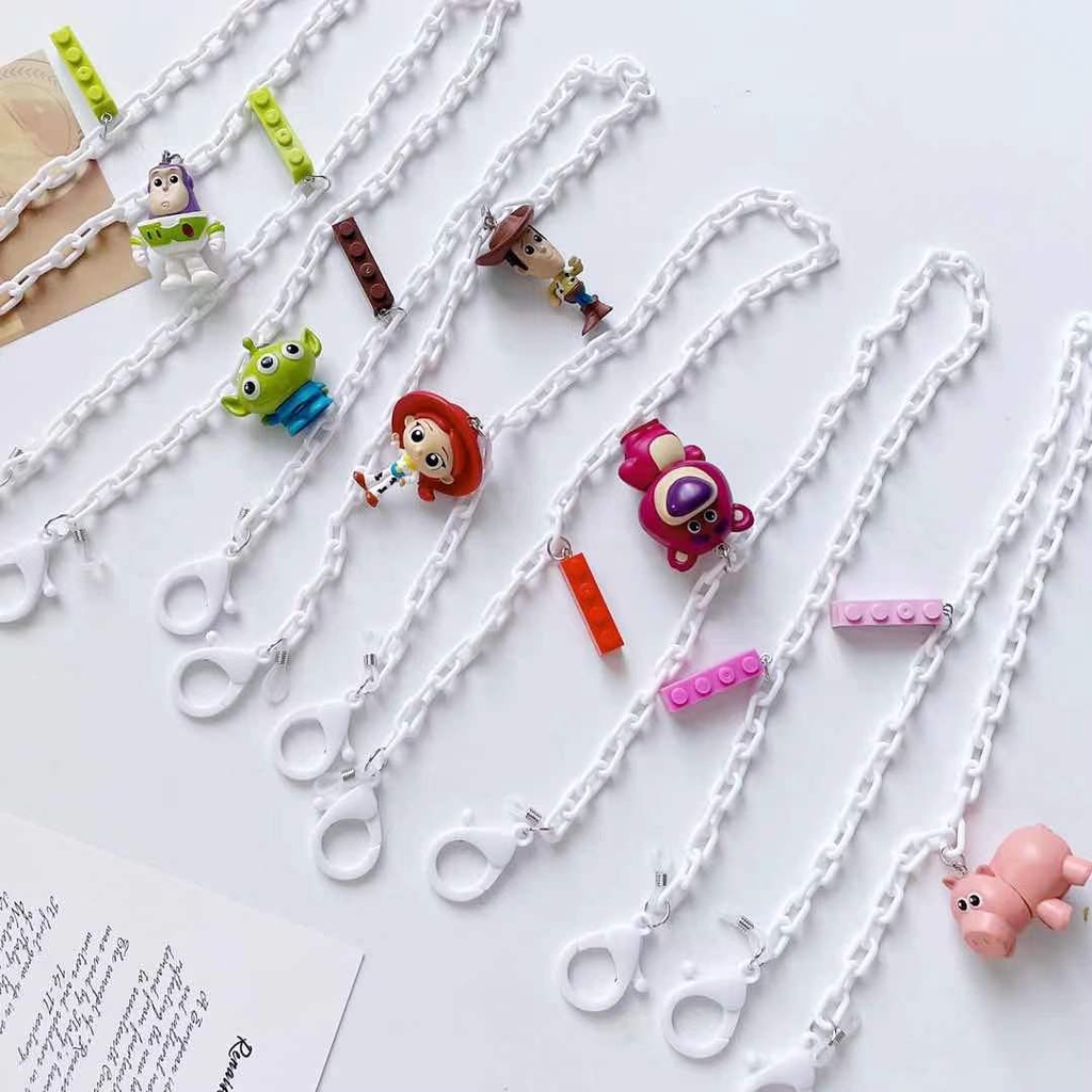 Dây Đeo Kính Bằng acrylic Họa Tiết Hoạt Hình Sáng Tạo