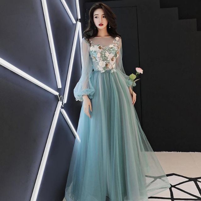 ĐẦM XÒE TAY PHỒNG ĐÍNH HOA 3D 40kg/65kg
