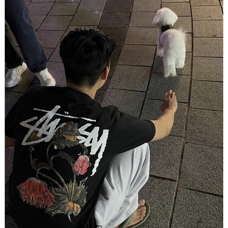 Áo Thun Stussy Withered Flower 100% CÓ SẴN